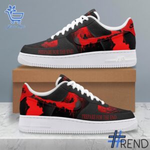 The The Conjuring Prepare For The End Air Force Shoes is built for bold street style.