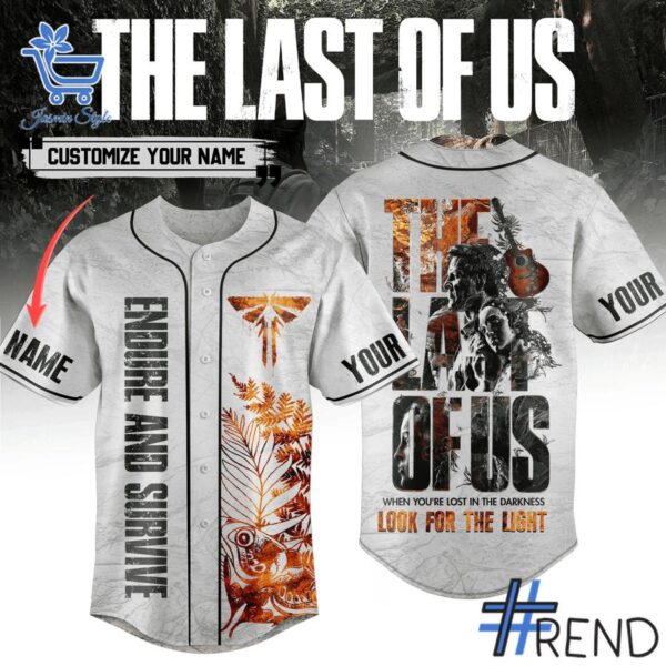 Take on every challenge with the The Last of Us Baseball Jersey.