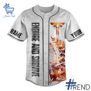 Take on every challenge with the The Last of Us Baseball Jersey.