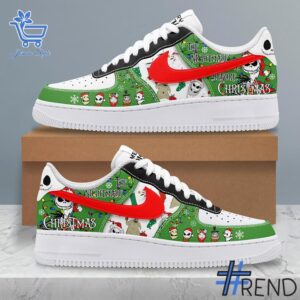 Trendy The Nightmare Before Christmas Nike Air Force perfect for casual and streetwear outfits.