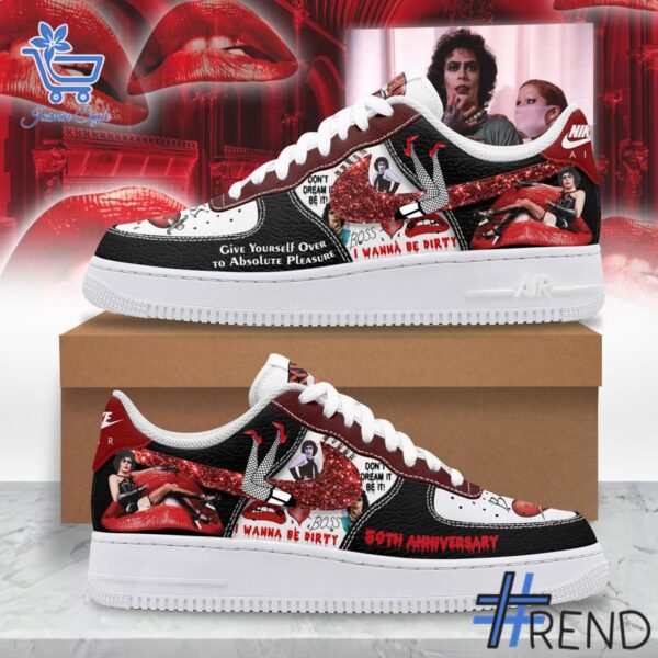 Take on every challenge with the The Rocky Horror Picture Show Air Force Shoes.