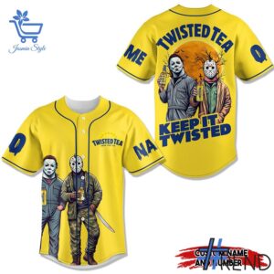 Stylish Twisted Tea Michael Myers Jason Voorhees Jersey designed for all-day comfort.