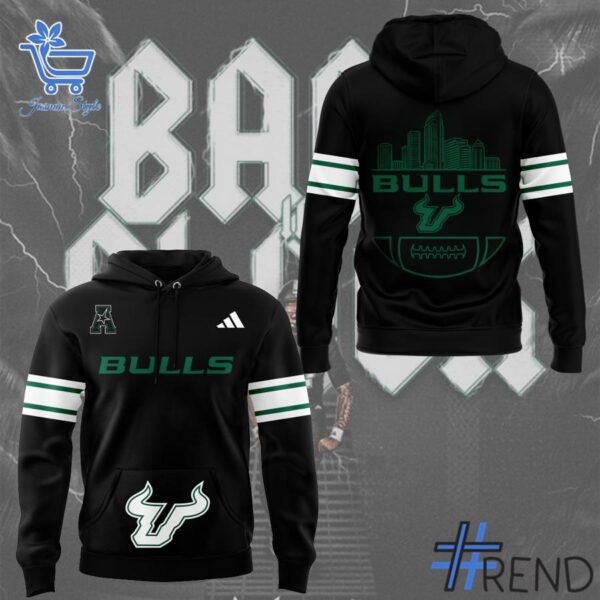 Take on every challenge with the USF Football Back in Black Shirt Hoodie.