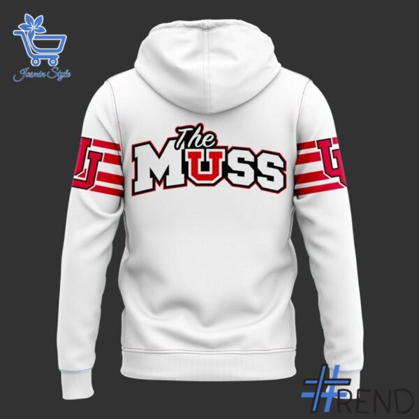 Trendy Utah Football Big Conference New White Hoodie perfect for casual and streetwear outfits.