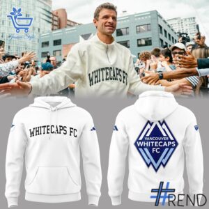 Take on every challenge with the Vancouver Whitecaps FC Hoodie Shirt.