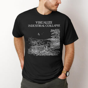 Trendy Visualize Industrial Collapse Shirt perfect for casual and streetwear outfits.