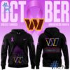 Refresh your collection with the timeless 1 Washington Commanders Breast Cancer Awareness Month Hoodie.