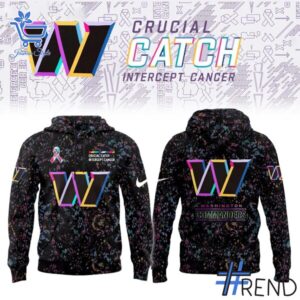 Stylish Washington Commanders Crucial Catch Hoodie designed for all-day comfort.