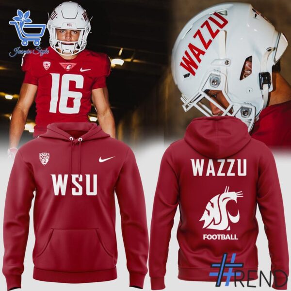 Trendy Washington State Wazzu Hoodie perfect for casual and streetwear outfits.