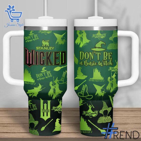 The Wicked Don't Be A Basic Witch Tumbler oz is built for bold street style.