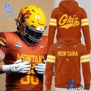 A timeless essential that elevates every outfit: 1 1995 Montana Grizzlies Throwbacks Hoodie.