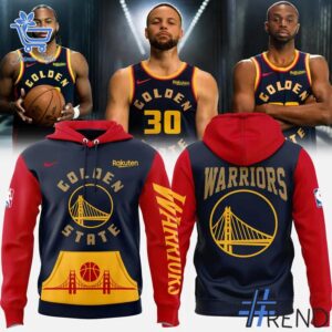 Sleek 1 2024 25 Golden State Warriors Nike City Hoodie with bold design accents and flawless fit.