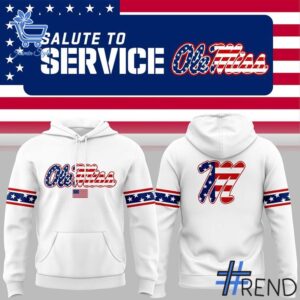 Fresh seasonal style featuring Military Appreciation Ole Miss Rebels Hoodie.