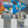 Fresh seasonal style featuring São Paulo Game Los Angeles Chargers T Shirt.