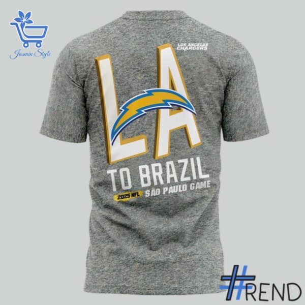 Fresh seasonal style featuring São Paulo Game Los Angeles Chargers T Shirt.