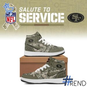 A timeless essential that elevates every outfit: 1 2025 Sneaker Veterans Day San Francisco 49ers Air Jordan 1.