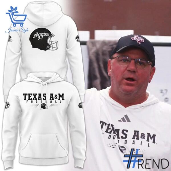 A timeless essential that elevates every outfit: 1 2025 Texas A&M Aggies Coach Mike Elko Hoodie.