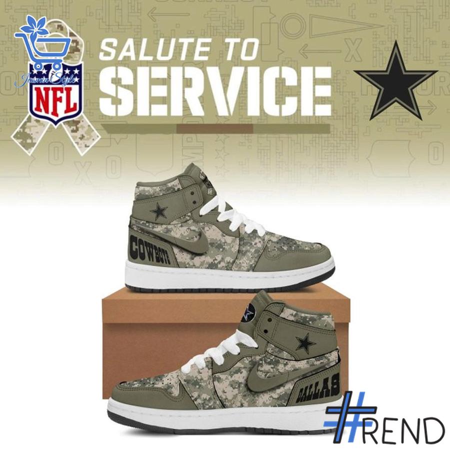 High-quality 1 2025 Veterans Day Dallas Cowboys Air Jordan Shoes that brings your outfit to life.