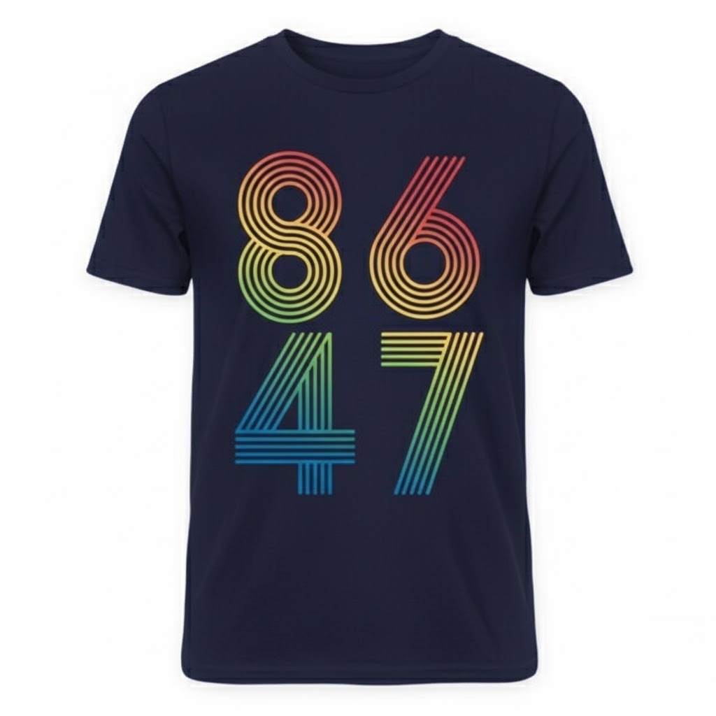A timeless essential that elevates every outfit: 8647 Anti Trump Rainbow Shirt.