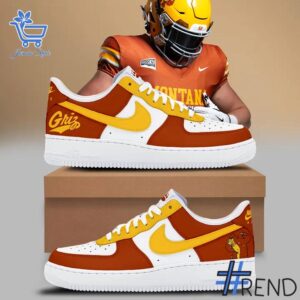 A timeless essential that elevates every outfit: 1 995 Montana Grizzlies Throwbacks Uniform Air Forces Shoes.