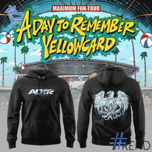 Premium quality and sleek design of A Day to Remember and Yellowcard Tour Hoodie.
