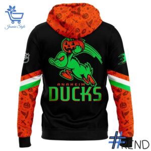 Anaheim Ducks Halloween Night Hoodie brings a fresh edge to your everyday outfit.