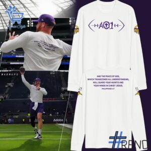 A timeless essential that elevates every outfit: 1 And The Peace of God Minnesota Vikings Long Sleeve.