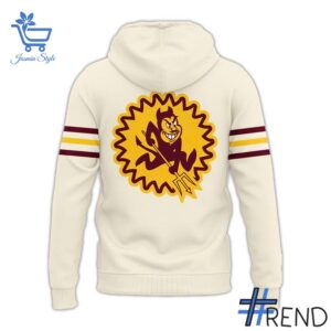 A timeless essential that elevates every outfit: 3 Arizona State Sun Devils 2025 New Logo Hoodie.