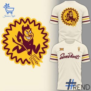 A timeless essential that elevates every outfit: 4 Arizona State Sun Devils 2025 New Logo Hoodie.