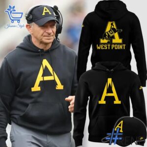 High-quality 1 Army Black Knights West Point Jeff Monken Coach Hoodie that brings your outfit to life.
