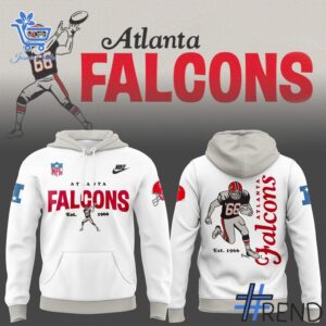 Atlanta Falcons Throwback Collection Hoodie brings a fresh edge to your everyday outfit.