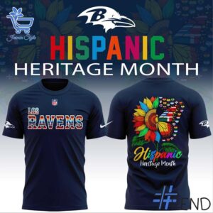 Fresh seasonal style featuring Baltimore Ravens Hispanic Heritage Shirt.