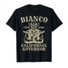 The latest design trend captured perfectly in Bianco for California Governor T Shirt.