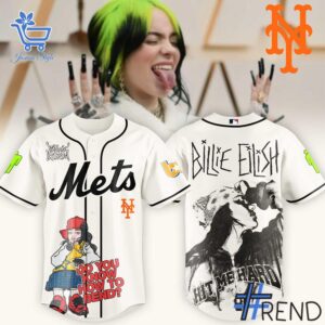 Premium quality and sleek design of Billie Eilish New York Mets Tour Jersey.