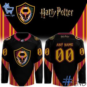 Sleek 1 Birmingham Bulls x Harry Potter Night 2025 Hockey Jersey with bold design accents and flawless fit.