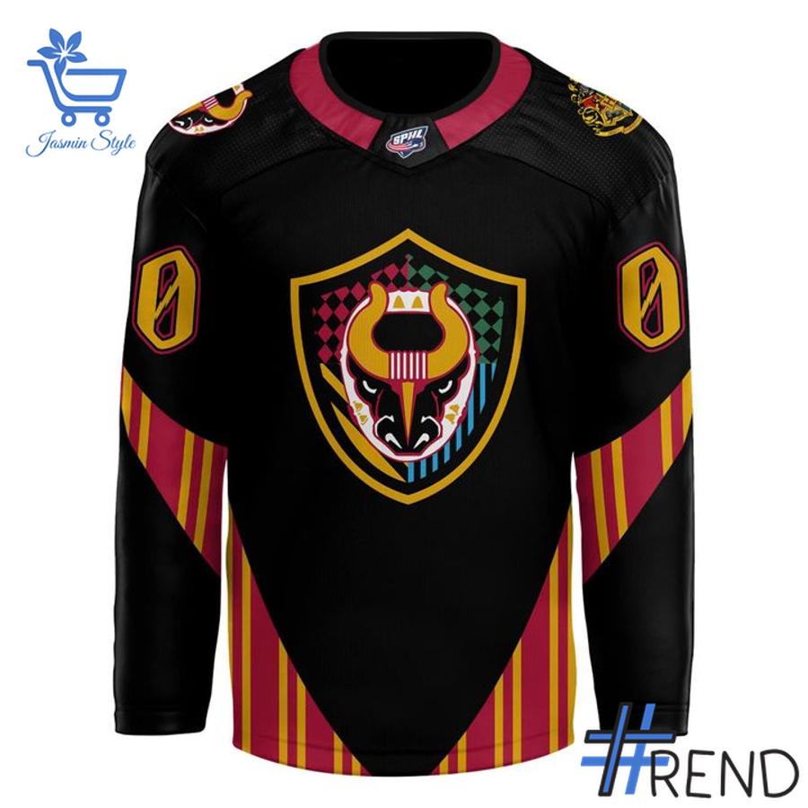 Sleek 2 Birmingham Bulls x Harry Potter Night 2025 Hockey Jersey with bold design accents and flawless fit.