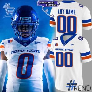 Premium quality and sleek design of Boise State Broncos Football 'White Out' Gameday Jersey.