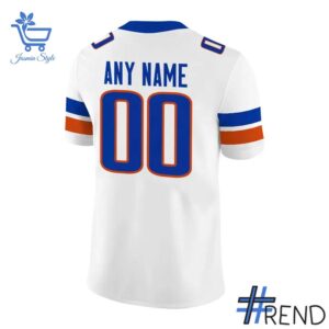 Premium quality and sleek design of Boise State Broncos Football 'White Out' Gameday Jersey.