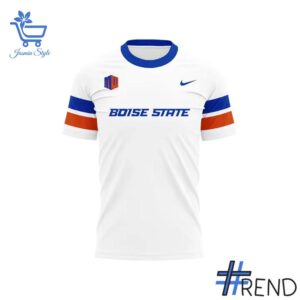 Fresh seasonal style featuring Boise State Broncos Football White Out T Shirt.