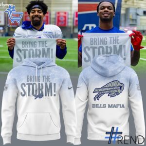 A timeless essential that elevates every outfit: 1 Buffalo Bills Bring the Storm 2025 Hoodie.