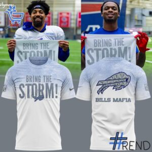 A timeless essential that elevates every outfit: 2 Buffalo Bills Bring the Storm 2025 Hoodie.