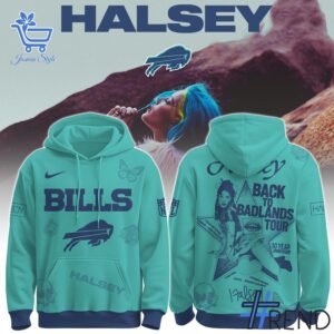 Premium quality and sleek design of Buffalo Bills Halsey Back to Badlands Tour Hoodie.