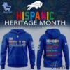 Fresh seasonal style featuring Buffalo Bills Hispanic Heritage hoodie.