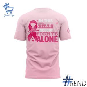 A timeless essential that elevates every outfit: 3 Buffalo Bills October Wear Pink 2025 Shirt.