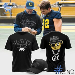 High-quality 1 Cal Football Black Bear Shirt that brings your outfit to life.