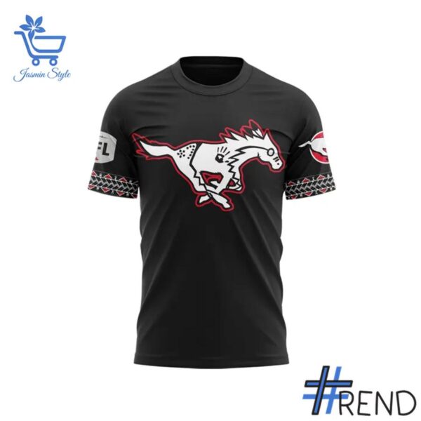 The latest design trend captured perfectly in 2 Calgary Stampeders x 2025 Indigenous Month T shirt.