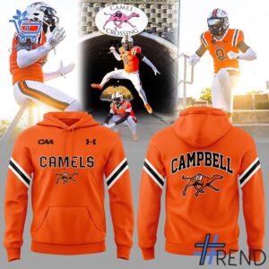 Sleek 1 Campbell Fighting Camels football 2025 Battle Camel Hoodie with bold design accents and flawless fit.