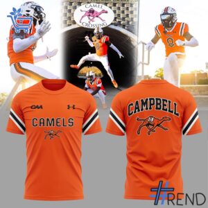 Sleek 3 Campbell Fighting Camels football 2025 Battle Camel Hoodie with bold design accents and flawless fit.