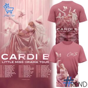 High-quality 1 Cardi B Little Miss Drama Tour T Shirt that brings your outfit to life.