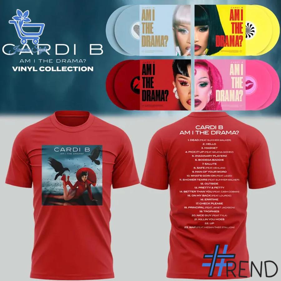 High-quality 1 Cardi B New Album Am I the Drama Shirt that brings your outfit to life.